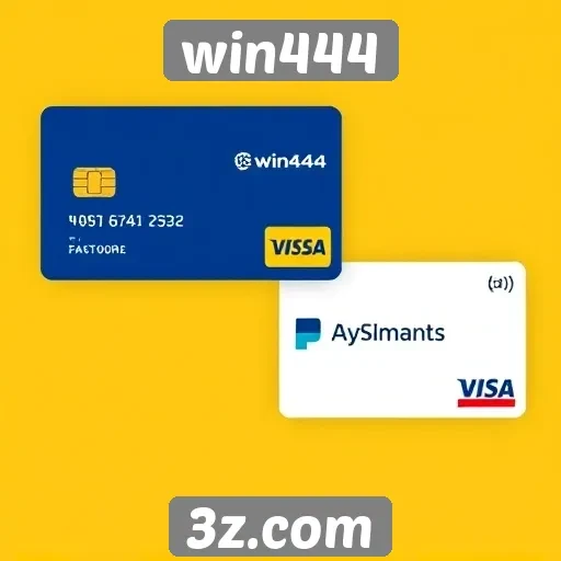 Métodos de pagamento disponíveis no Win444