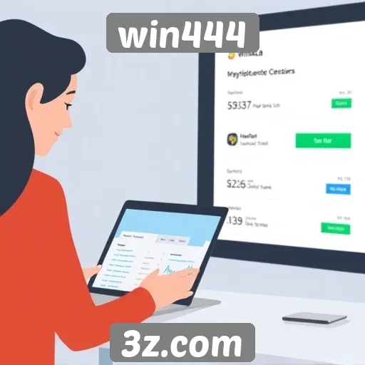 Exploração das opções de pagamento disponíveis no win444